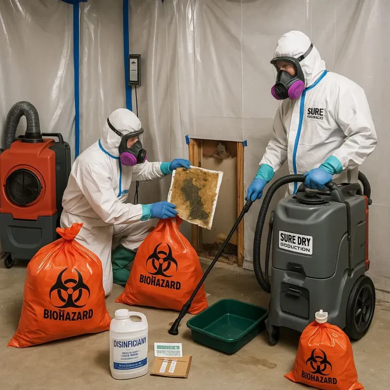 Contaminated Water Handling Protocols process in Robbins, NC